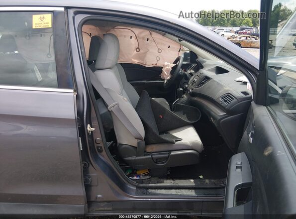 5J6RM4H39GL127432 2016 HONDA CR-V Gray Vista interior delantera