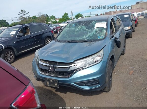 5J6RM4H40GL082440 2016 HONDA CR-V Light Blue Вид щитка приладів
