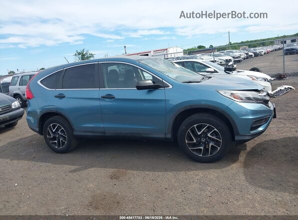 5J6RM4H40GL082440 2016 HONDA CR-V Light Blue Вид задньої частини салону