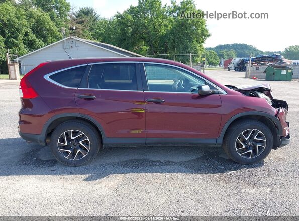 5J6RM4H44GL091187 2016 HONDA CR-V Red Vista interior trasera