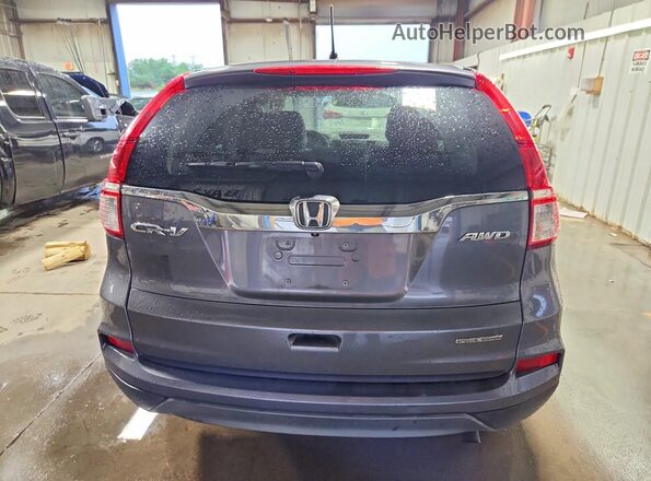 5J6RM4H45GL086032 2016 HONDA CR-V Gray Widok z tyłu