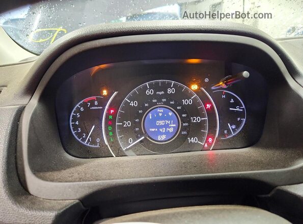 5J6RM4H45GL086032 2016 HONDA CR-V Gray Widok zestawu wskaźników