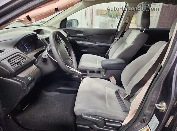5J6RM4H45GL086032 2016 HONDA CR-V Gray Widok wnętrza z przodu