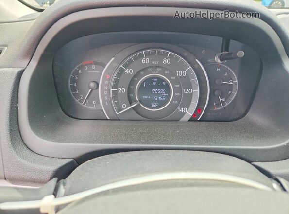 5J6RM4H45GL129056 2016 HONDA CR-V Black Instrument cluster view