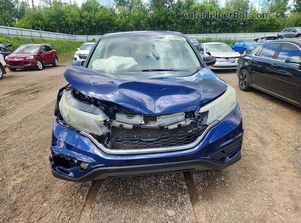 5J6RM4H46GL051418 2016 HONDA CR-V Blue Դիմացի տեսք