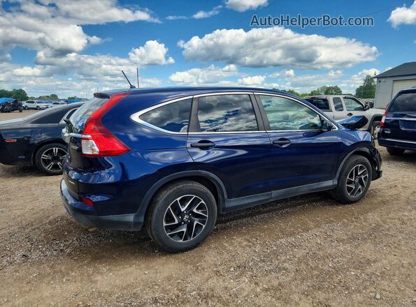 5J6RM4H46GL051418 2016 HONDA CR-V Blue Հետևի աջ