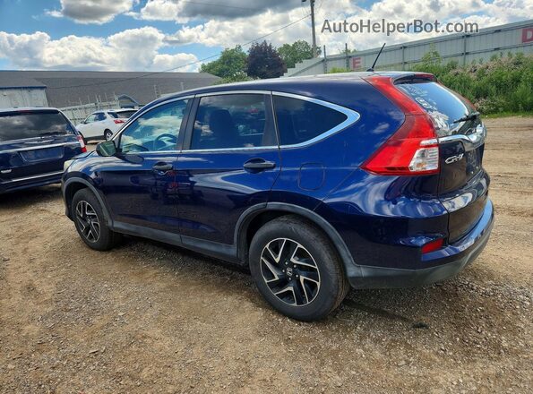 5J6RM4H46GL051418 2016 HONDA CR-V Blue Հետևի ձախ