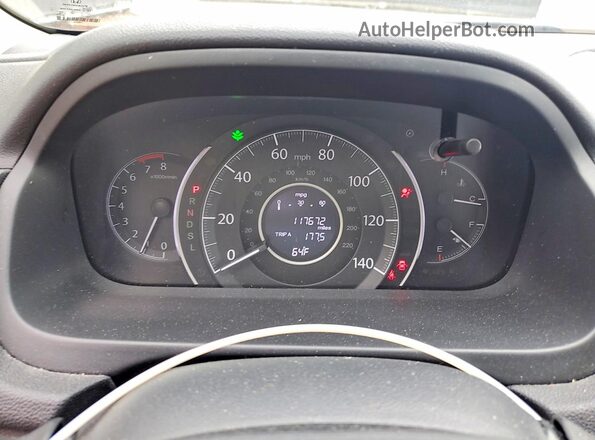 5J6RM4H4XGL073020 2016 HONDA CR-V Burgundy ხელსაწყოთა პანელის ხედი