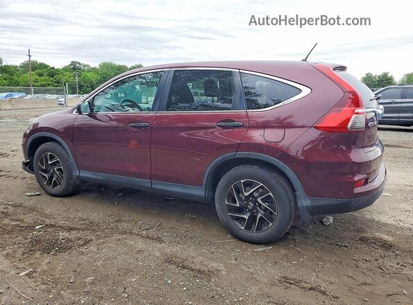 5J6RM4H4XGL073020 2016 HONDA CR-V Burgundy უკანა მარცხენა
