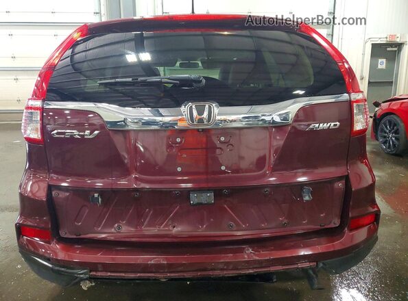 5J6RM4H51GL024409 2016 HONDA CR-V Burgundy Հետևի տեսք