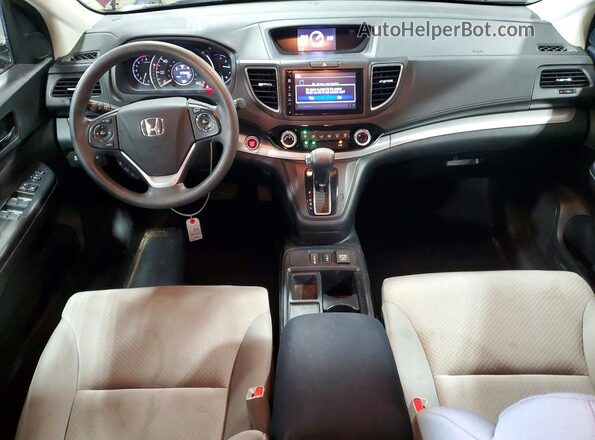 5J6RM4H51GL024409 2016 HONDA CR-V Burgundy Առջևի վահանակի տեսք