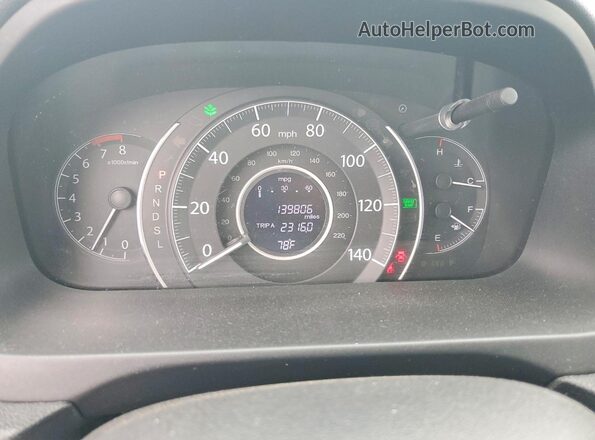 5J6RM4H52GL029747 2016 HONDA CR-V Black Սարքավորումների վահանակի տեսք