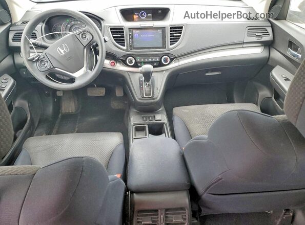 5J6RM4H52GL029747 2016 HONDA CR-V Black Առջևի վահանակի տեսք