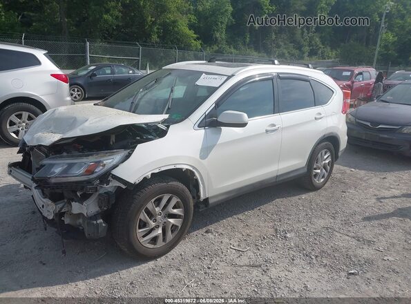 5J6RM4H53GL065916 2016 HONDA CR-V White Առջևի ձախ երեք քառորդ տեսարան