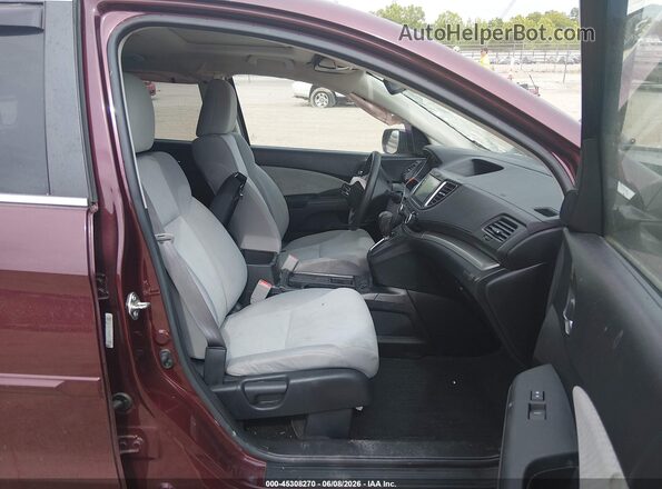 5J6RM4H54GL087584 2016 HONDA CR-V Red წინა სალონის ხედი