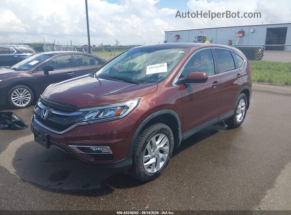5J6RM4H55GL085763 2016 HONDA CR-V Красный Передняя левая четверть