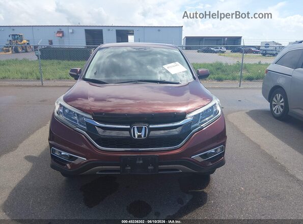 5J6RM4H55GL085763 2016 HONDA CR-V Красный Вид щитка приборов