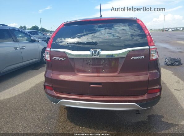5J6RM4H55GL085763 2016 HONDA CR-V Красный 