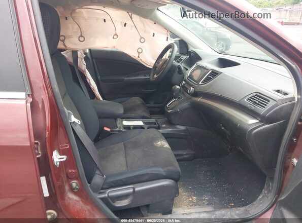 5J6RM4H55GL109558 2016 HONDA CR-V Brown Front interior view