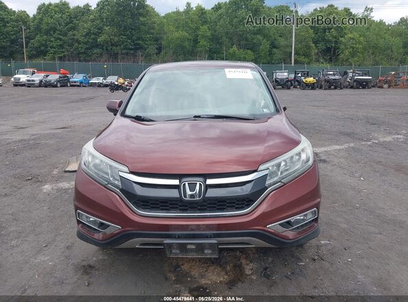 5J6RM4H55GL109558 2016 HONDA CR-V Brown Instrument cluster view