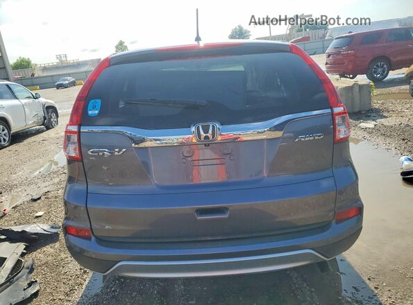5J6RM4H56GL018251 2016 HONDA CR-V Charcoal Вид ззаду