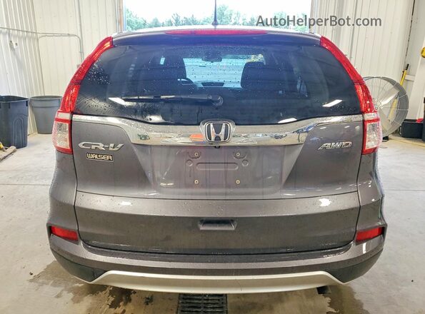 5J6RM4H56GL062377 2016 HONDA CR-V Gray Вид ззаду
