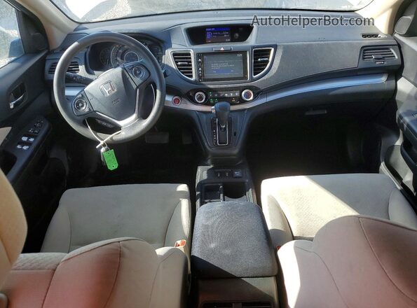 5J6RM4H57GL010689 2016 HONDA CR-V White Առջևի վահանակի տեսք
