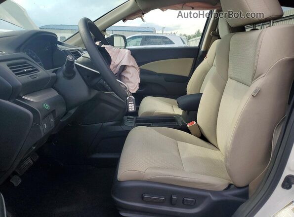 5J6RM4H57GL025841 2016 HONDA CR-V White Front interior view