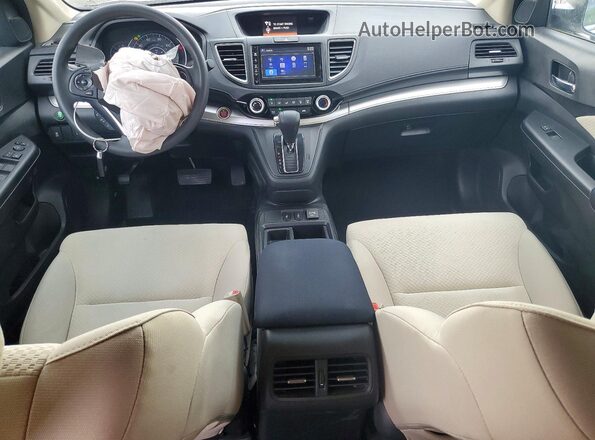 5J6RM4H57GL025841 2016 HONDA CR-V White Dashboard view