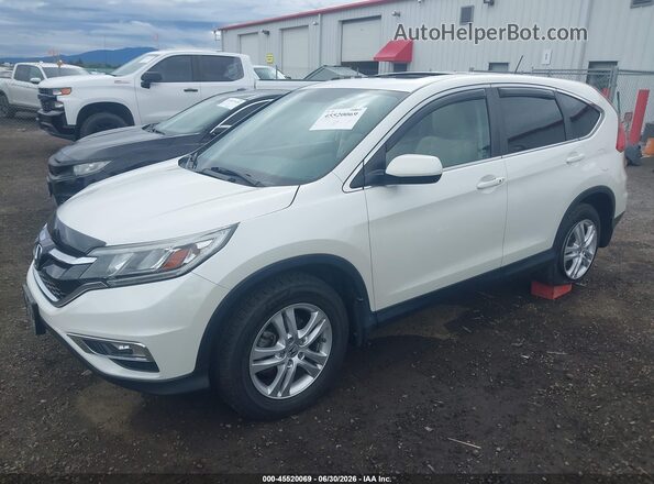 5J6RM4H58GL065930 2016 HONDA CR-V White წინა მარცხენა ხედი სამი მეოთხედიდან