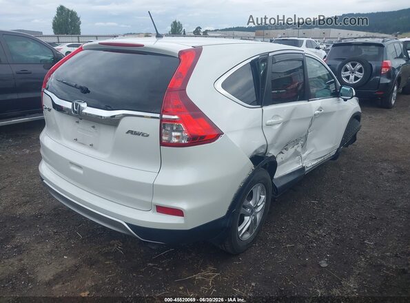 5J6RM4H58GL065930 2016 HONDA CR-V White უკანა მარჯვენა