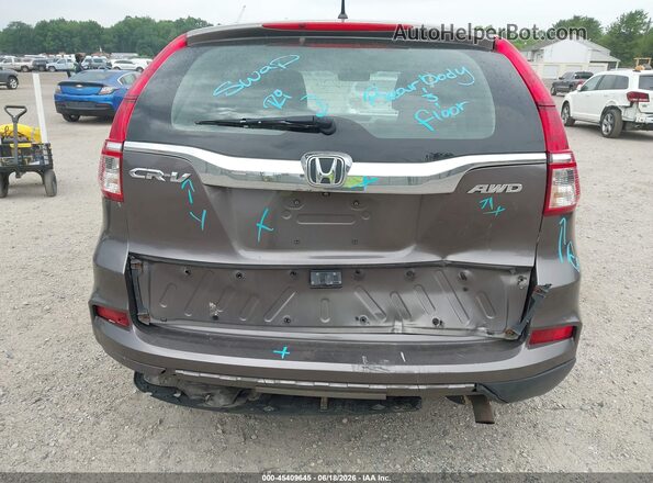 5J6RM4H59GL095664 2016 HONDA CR-V Gray Դիմացի տեսք