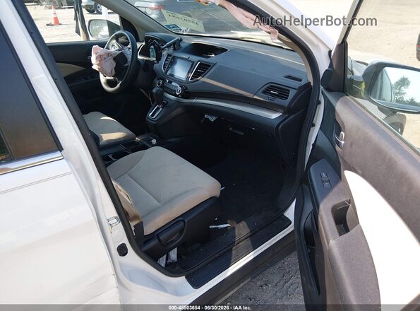 5J6RM4H59GL126234 2016 HONDA CR-V White წინა სალონის ხედი