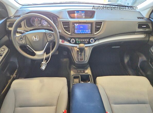 5J6RM4H5XGL022304 2016 HONDA CR-V Red Vista del salpicadero