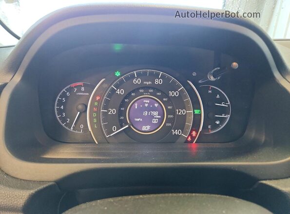 5J6RM4H5XGL022304 2016 HONDA CR-V Red Vista del cuadro de instrumentos