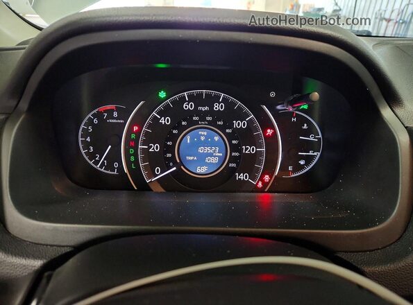 5J6RM4H71GL121241 2016 HONDA CR-V Silver Vista del cuadro de instrumentos