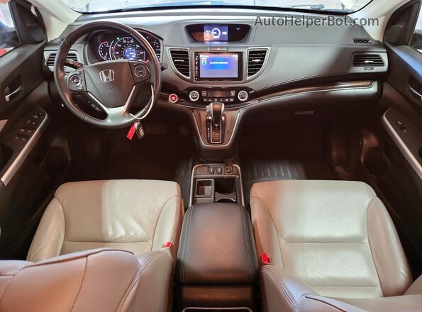 5J6RM4H71GL121241 2016 HONDA CR-V Silver Vista del salpicadero
