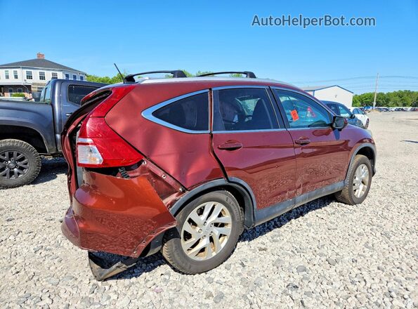 5J6RM4H74GL036393 2016 HONDA CR-V Красный Задняя правая четверть