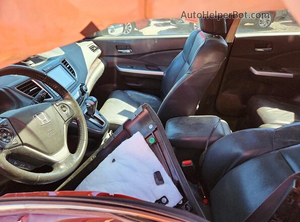 5J6RM4H74GL036393 2016 HONDA CR-V Красный Вид салона спереди