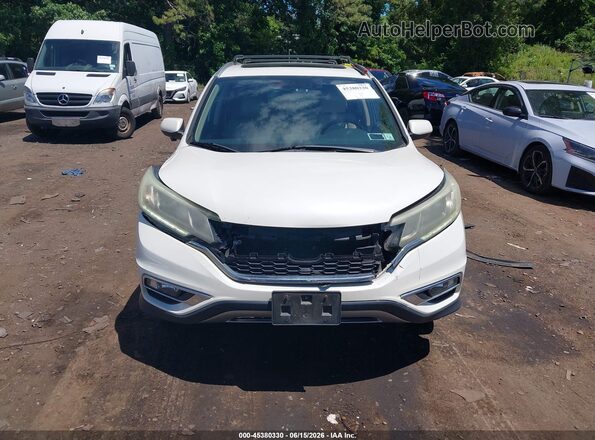 5J6RM4H75GL024950 2016 HONDA CR-V White Вид щитка приладів