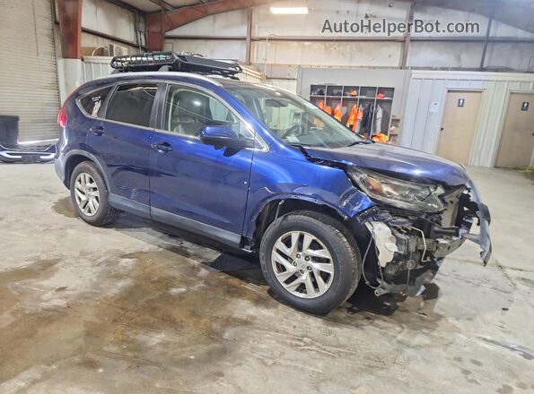 5J6RM4H75GL104183 2016 HONDA CR-V Синий Передняя правая четверть