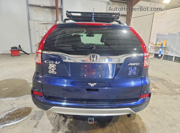 5J6RM4H75GL104183 2016 HONDA CR-V Синий Вид сзади