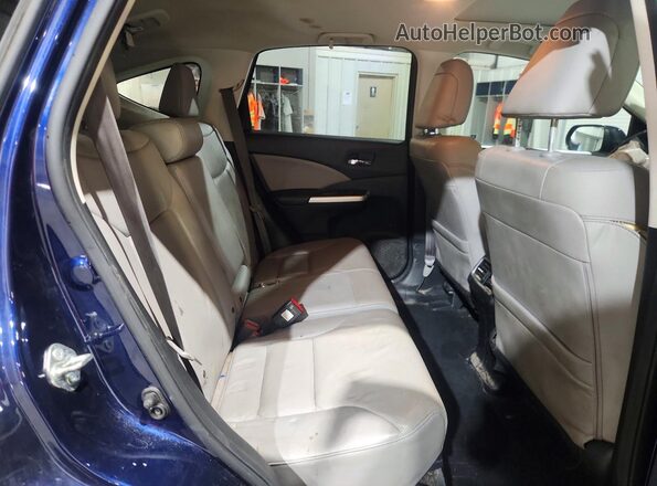 5J6RM4H75GL104183 2016 HONDA CR-V Синий Вид задней части салона