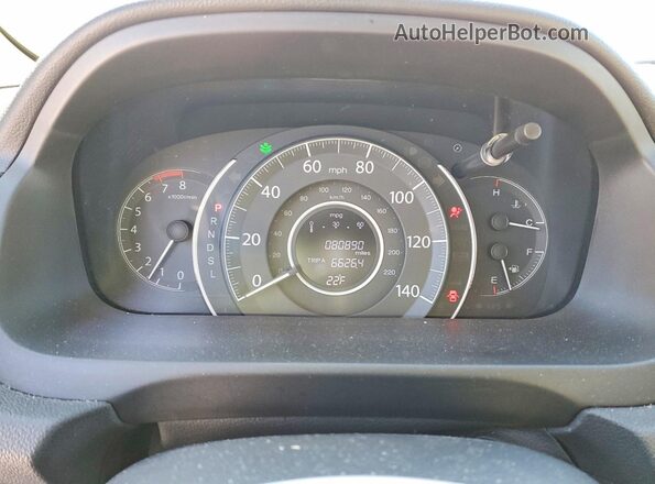 5J6RM4H76GL130002 2016 HONDA CR-V White Widok zestawu wskaźników