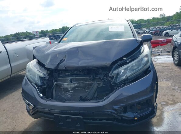 5J6RM4H77GL004084 2016 HONDA CR-V Gray Вид щитка приладів