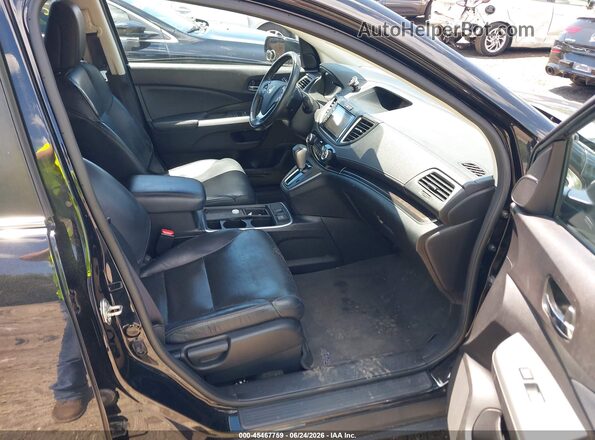 5J6RM4H78GL074290 2016 HONDA CR-V Черный Вид салона спереди