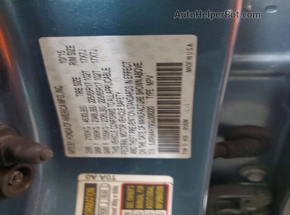 5J6RM4H79GL008220 2016 HONDA CR-V Blue Vista interior de 360 grados