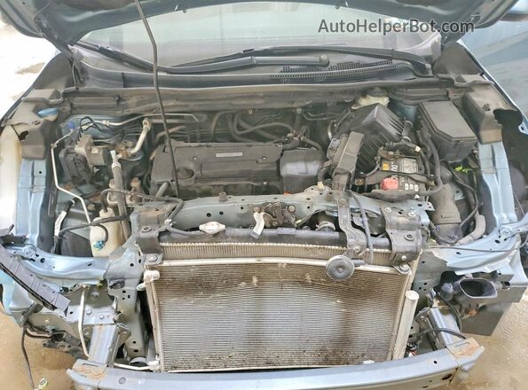 5J6RM4H79GL008220 2016 HONDA CR-V Blue Vista del compartimento del motor