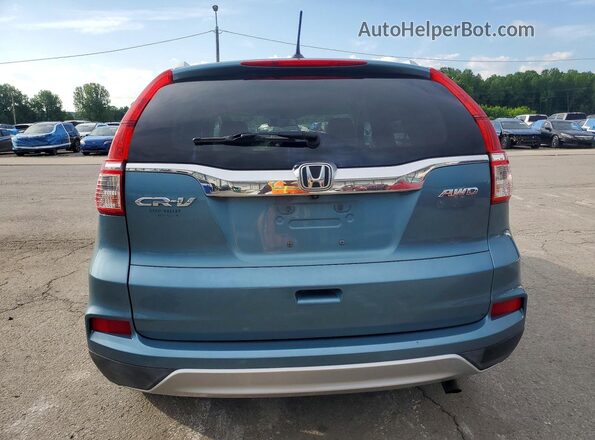 5J6RM4H7XGL008260 2016 HONDA CR-V Blue Rear view