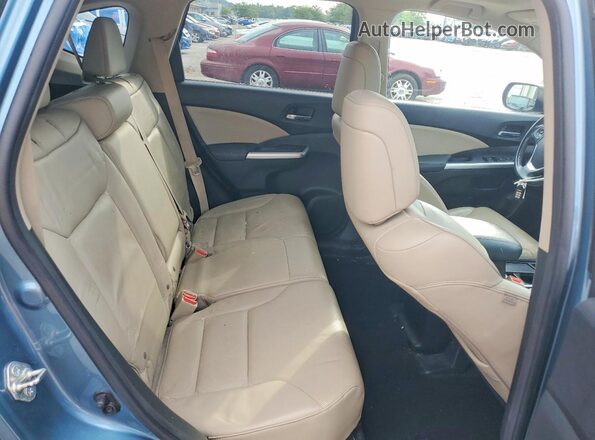 5J6RM4H7XGL008260 2016 HONDA CR-V Blue Rear interior view